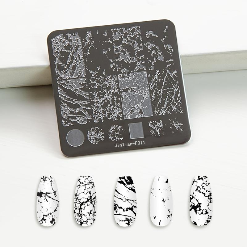 Nail Stamping Plates Leopard Snake Abstract Image Stamp Template