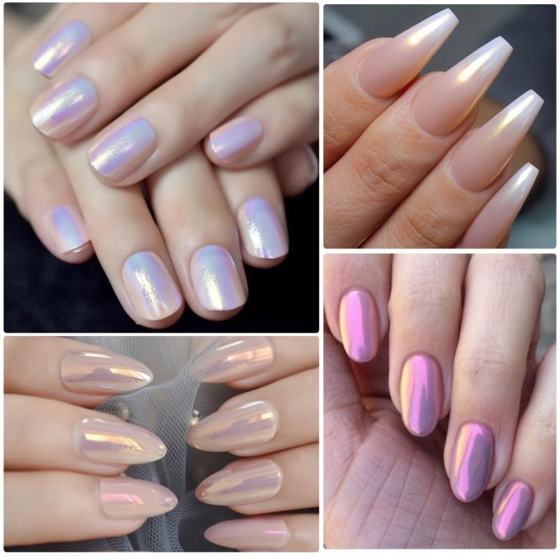 Aurora Shell Nail Powder for DIY Nail Art