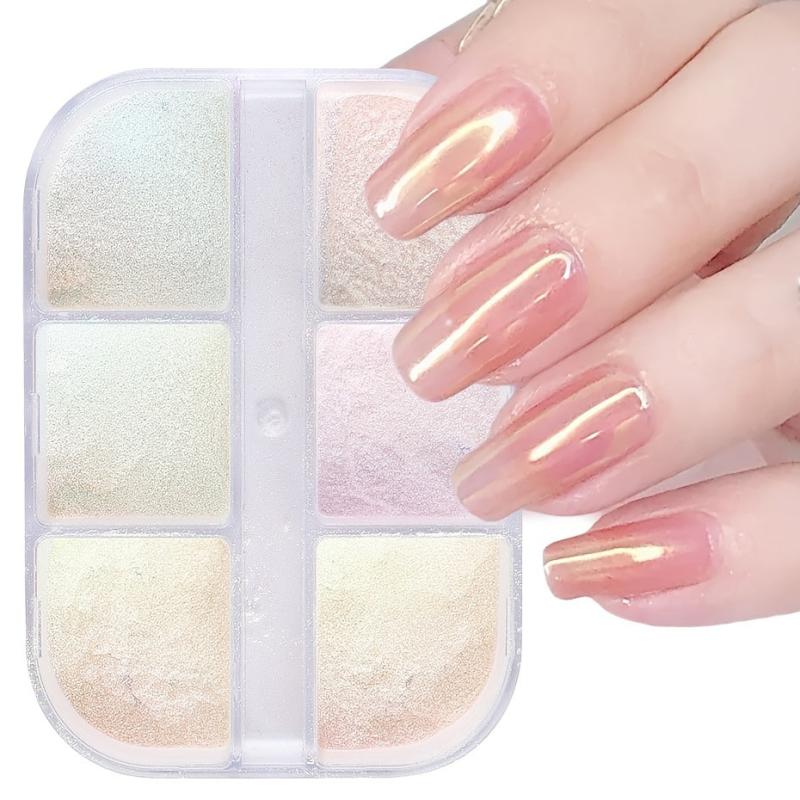 Aurora Shell Nail Powder for DIY Nail Art