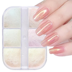 Aurora Shell Nail Powder for DIY Nail Art