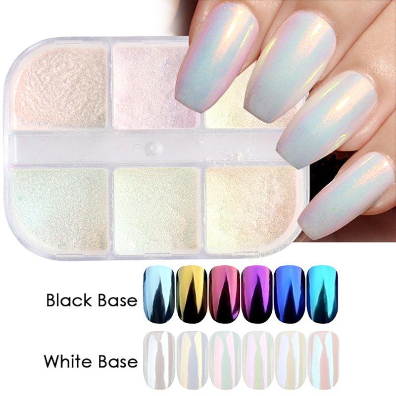 Aurora Shell Nail Powder for DIY Nail Art