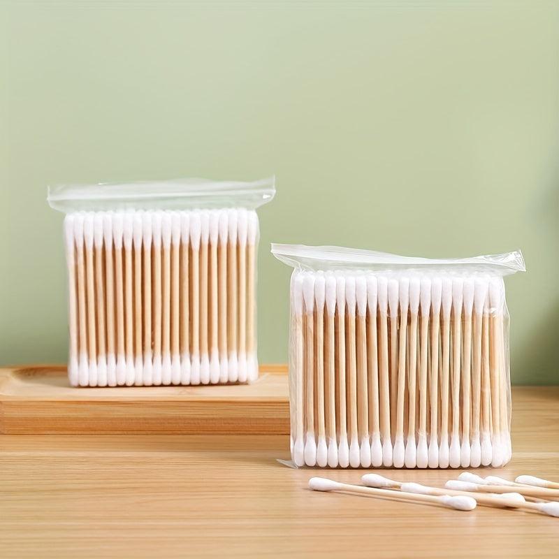 100pcs Cotton Swabs Double Head Beauty Sticks for Makeup and Personal Care