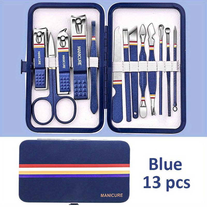 Classic Manicure Set Hand Feet Facial Stainless Steel 10 Choices Gift
