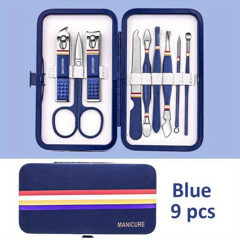 Classic Manicure Set Hand Feet Facial Stainless Steel 10 Choices Gift