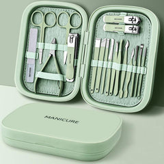 18 in 1 Stainless Steel Nail Clipper Set for Manicure and Pedicure