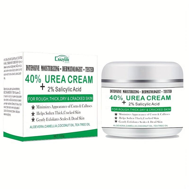 Urea 40 Foot Cream + Salicylic Acid - Callus Remover for Feet & Hands