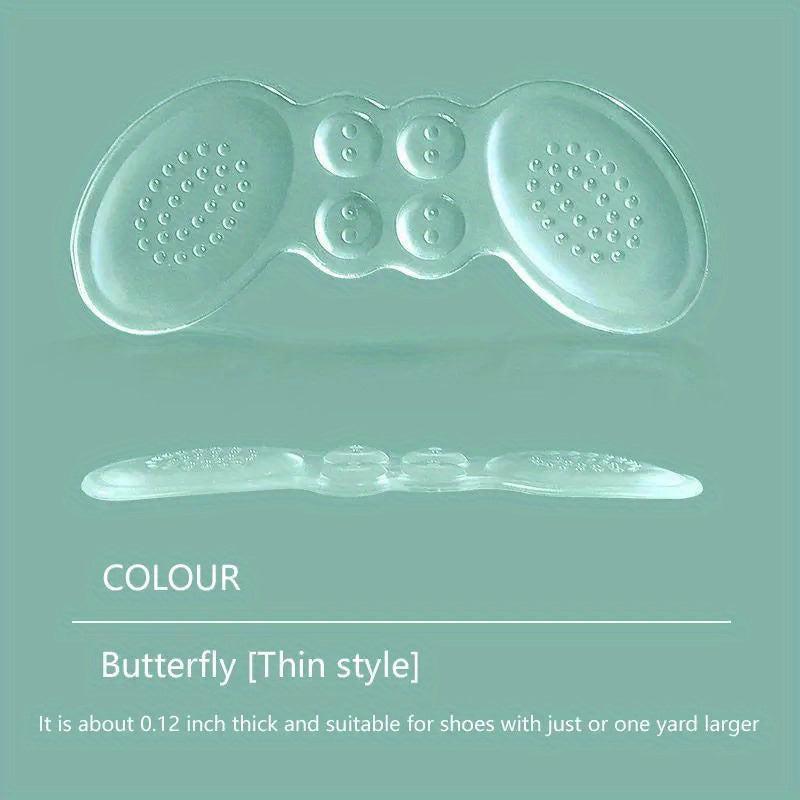 2pcs Gel Heel Cushion Inserts Self Adhesive Heel Protectors