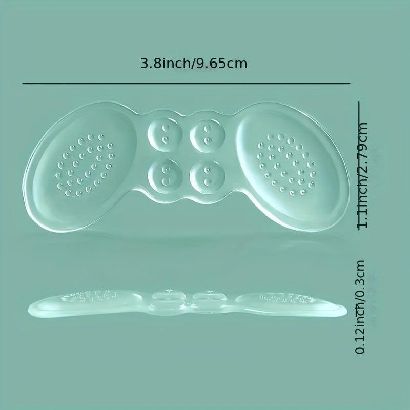 2pcs Gel Heel Cushion Inserts Self Adhesive Heel Protectors