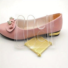 2pcs Gel Heel Cushion Inserts Self Adhesive Heel Protectors