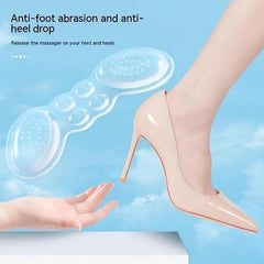 2pcs Gel Heel Cushion Inserts Self Adhesive Heel Protectors