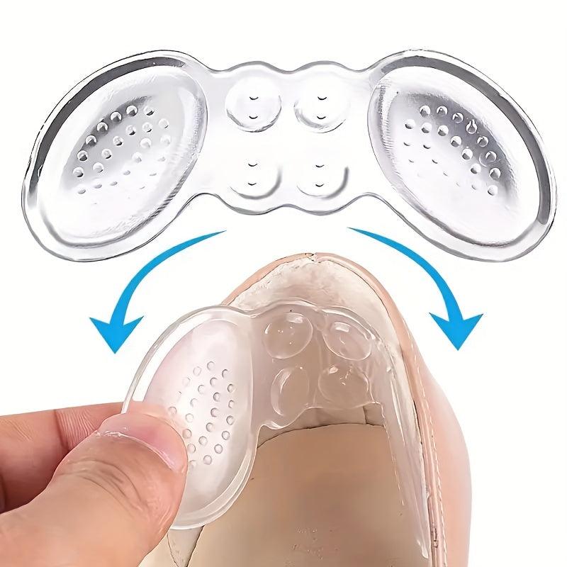 2pcs Gel Heel Cushion Inserts Self Adhesive Heel Protectors