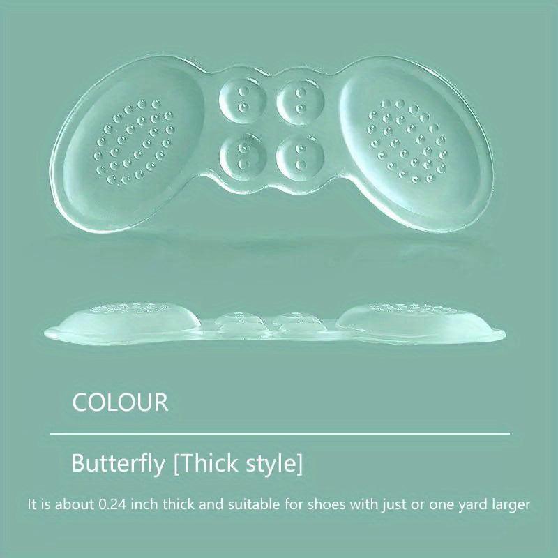 2pcs Gel Heel Cushion Inserts Self Adhesive Heel Protectors