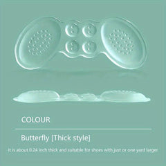 2pcs Gel Heel Cushion Inserts Self Adhesive Heel Protectors