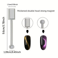 Magnetic Flower Nail Pen 3D Cat Eye Gel Polish Nail Art