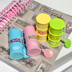 Bucket Shape Lip Glaze Water Gloss Mirror Glass Lip Gloss
