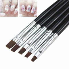 5PCS Nail Art Painting Dotting Pen Brushes Tool Kit for Manicure & Nail Drawing