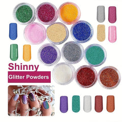Acrylic Nail Kit with Glitter Powder and Nail Art Tips for Perfect Manicures