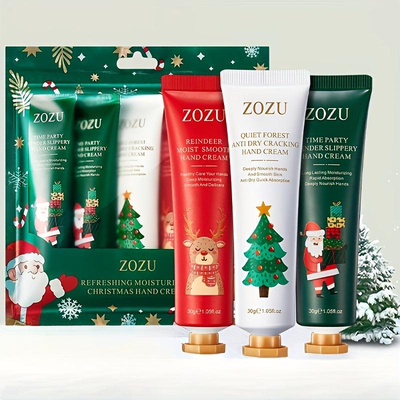 5pcs Christmas Hand Cream Gift Set Moisturizing Hand Cream