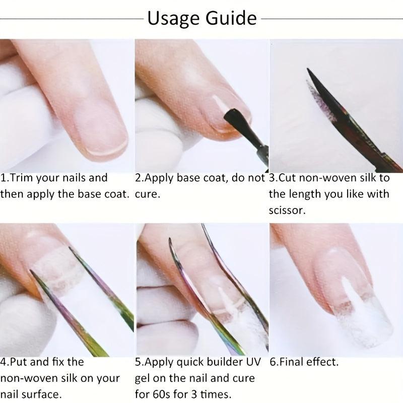 Nail Repair Fiberglass Silk Wrap for Manicure DIY