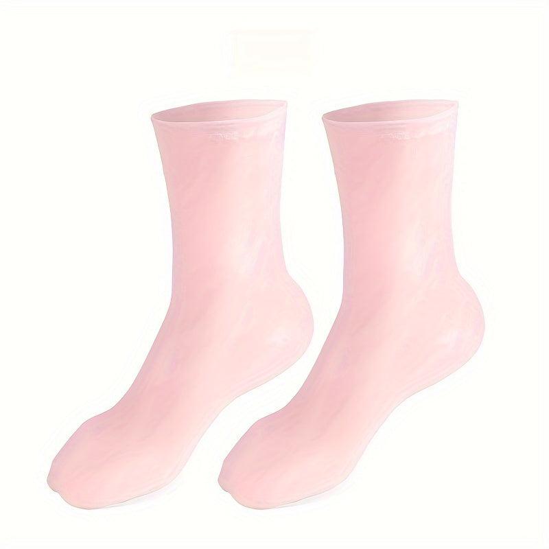 Moisturizing Silicone Gel Heel Socks Anti Slip Spa Aloe Socks