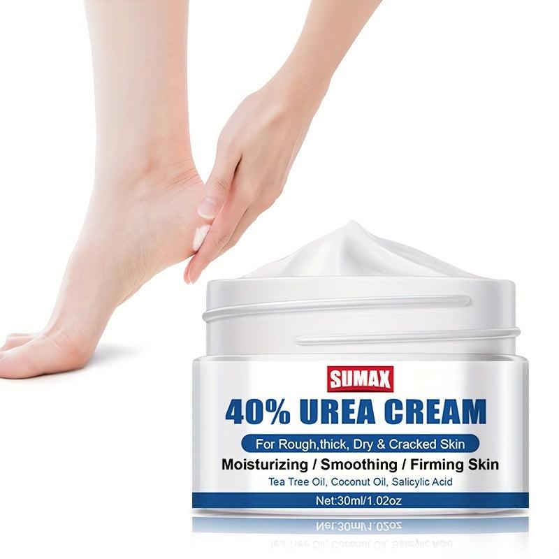 Urea Cream 30ml Foot Cream - Moisturizer for Heels, Knees, Elbows & Hands