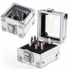 Nail Drill Bit Holder Storage Box Nail Drill Grinding Bit Stand Display