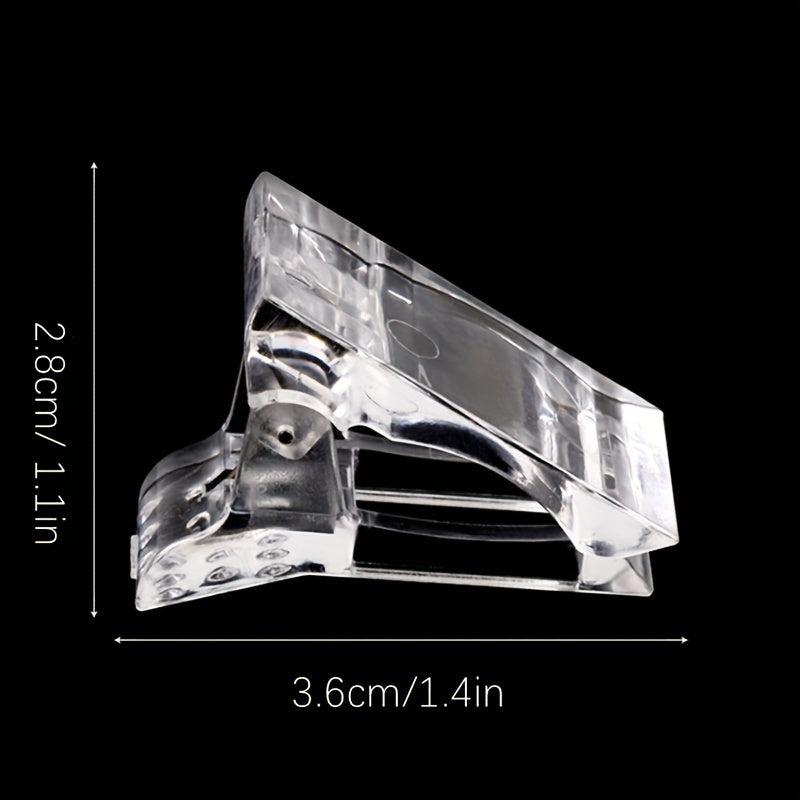5 pcs Polygel Nail Extension Builder Clamps for Manicure Nail Art