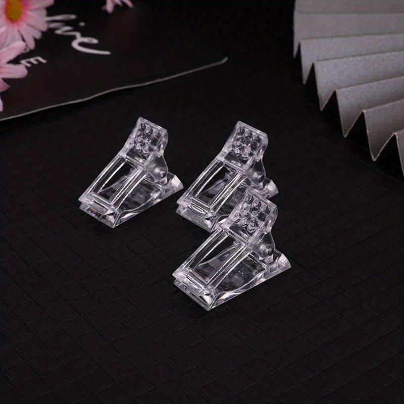 5 Pcs Poly Gel Nail Tips Clip for DIY Manicure Nail Art