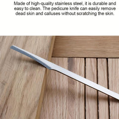 Stainless Steel Pedicure Scrapers Callus Remover Foot File