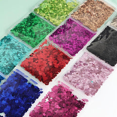 3D Sweet Love Heart Sequins Valentines Art Glitter Charms Nails Decor