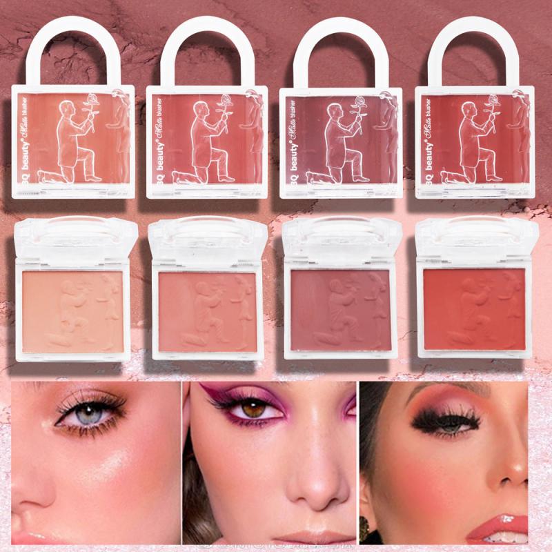4 Colors Lock Blush Vitality Air Nude Makeup Natural Sun Red Contour