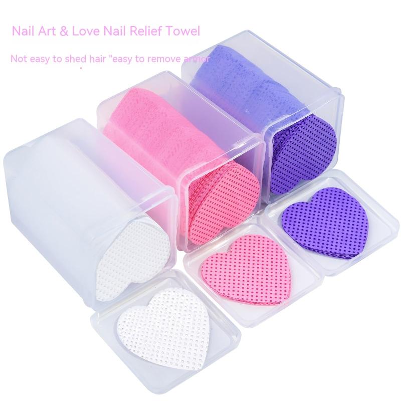 200pcs Nail Wipes Nail and Eyelash Cleaning Cotton Pads