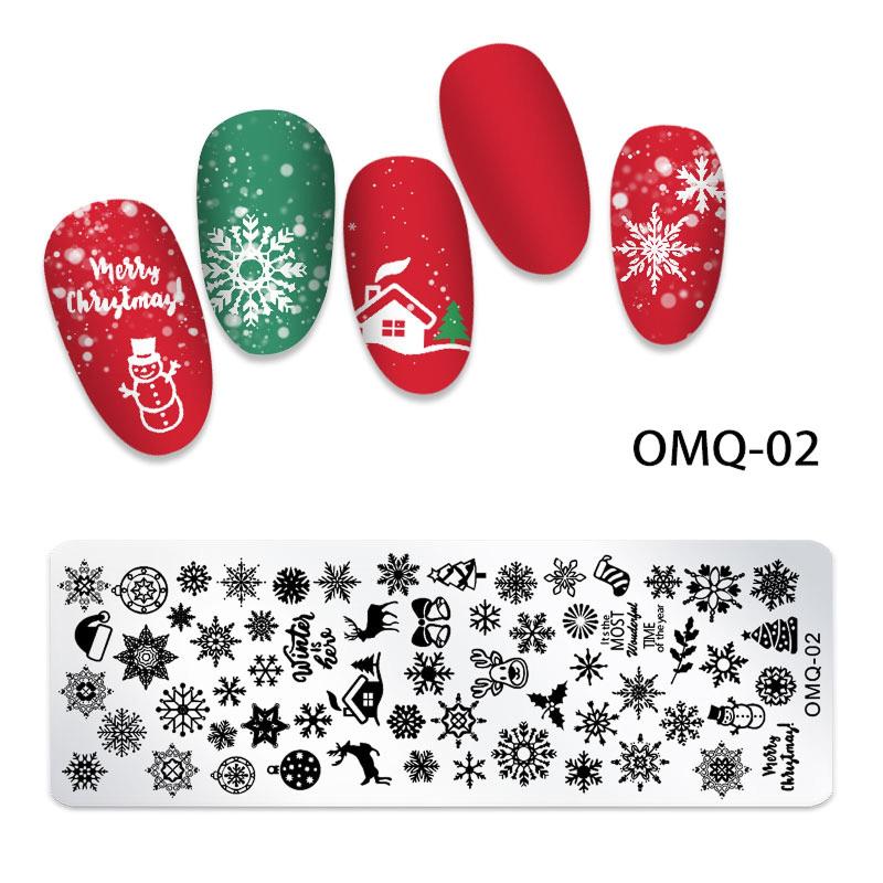 Nail Art Stamping Template Kit for Manicure - Different Nail Plates