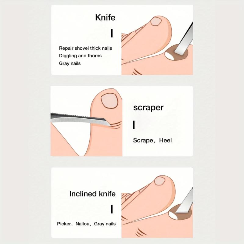 Steel Pedicure Scrapers Callus Remover Foot File Dead Skin Remover