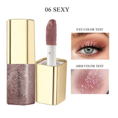 Glitter Liquid Eyeshadow Stick - Rose Purple Sparkle