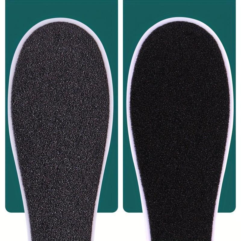 2 Pcs Double Sided Foot File & Callus Remover with Plastic Handle