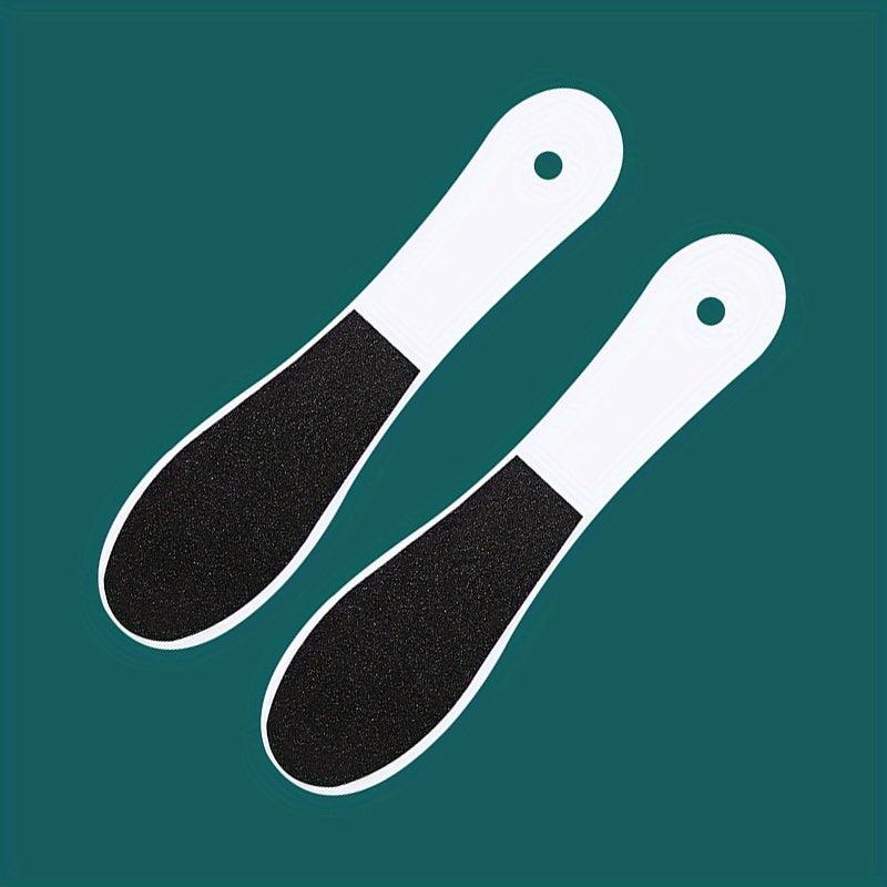 2 Pcs Double Sided Foot File & Callus Remover with Plastic Handle