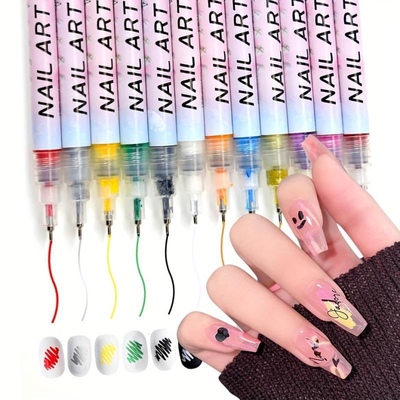 Nail Art Graffiti Painting Pen Acrylic Marker Pen DIY Polish Manicure Tools