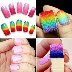 Nail Art Sponges Makeup Wedges Triangle Shape Sponge Beauty Tool
