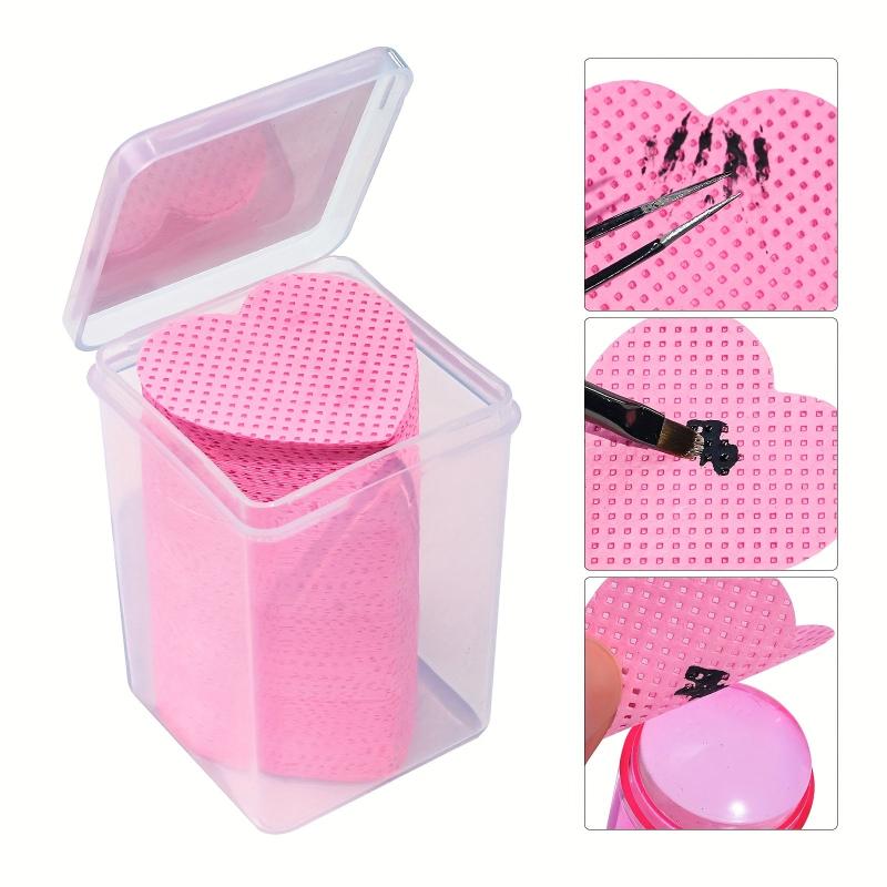 200 Pcs Nail Polish Remover Wipes Pads Soft Absorbent