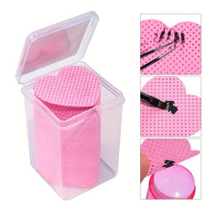 200 Pcs Nail Polish Remover Wipes Pads Soft Absorbent