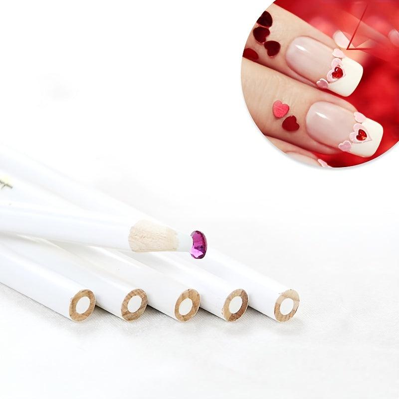 3pcs Wax Rhinestone Pickers Pencil Set For Rhinestones Gem Dotting Crystal Tool