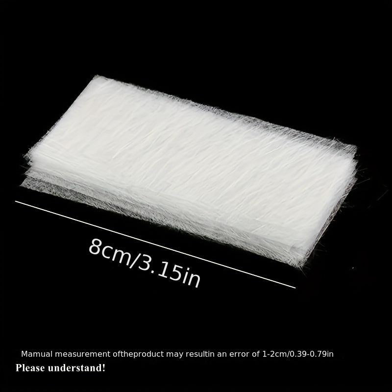 20pcs Glass Fiber Sheet Set Manicure Extension Fiber Silk Nail Anti-cracking