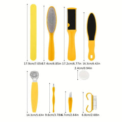 9 Pcs Foot Care Pedicure Kit for Dead Skin Removal