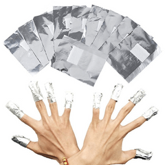 Aluminium Foil Nail Art Soak Off Acrylic Gel Polish Nail Removal Wraps Remover