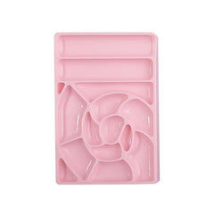 Plastic Mixing Paint Palette Makeup Palette Spatula Tool Nail Makeup Artist