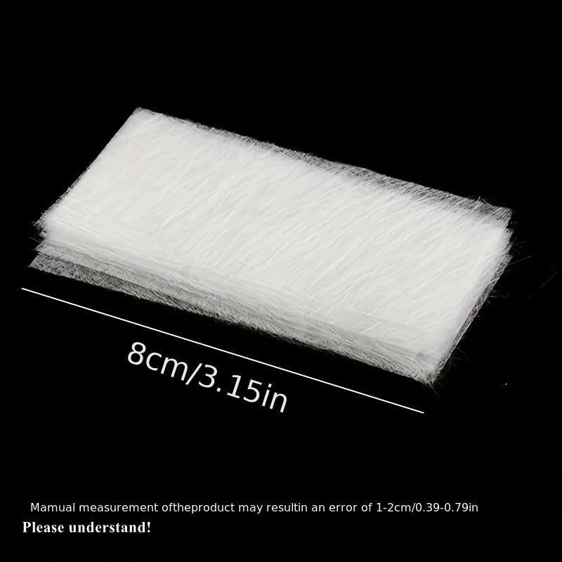 20-Piece Glass Fiber Sheet Set Nail Extension Silk Fiber Anti-cracking