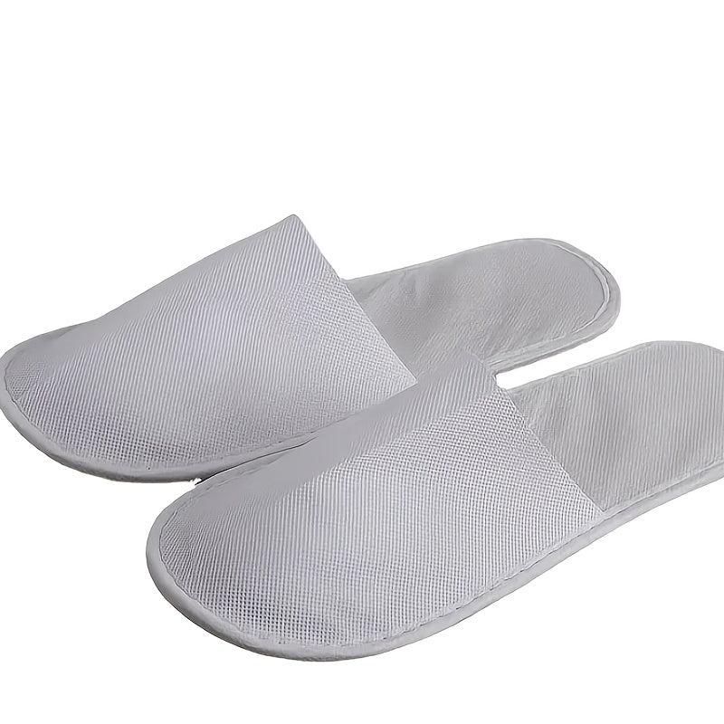Disposable Spa Slippers Bulk Pack of 100 Throw Away Hotel House Slippers