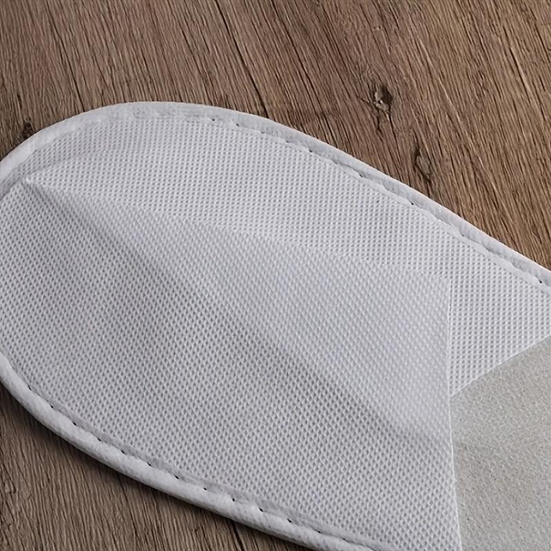 Disposable Spa Slippers Bulk Pack of 100 Throw Away Hotel House Slippers