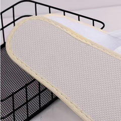 Disposable Spa Slippers Bulk Pack of 100 Throw Away Hotel House Slippers